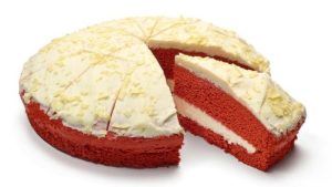 Red Velvet Dome Cake 1,35 kg. 12pt