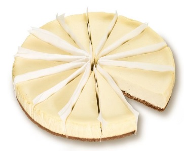 Cheesecake 1600gr. (gesneden 14 punten)