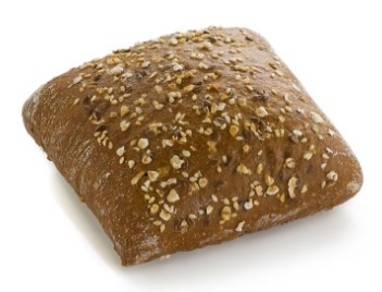 Vierkant donker meergranenbrood 30x120gr