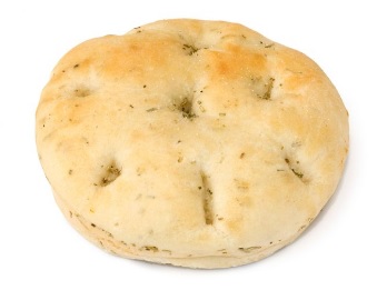 Focaccia rozemarijn rond 55x100 gr.