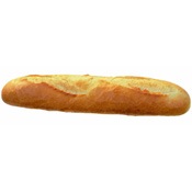 Halve baguette wit  Vegan 64x130 gr.