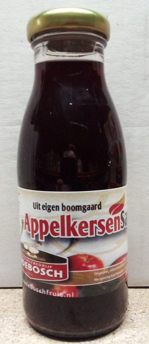Fruitsap 100% appel-kers 0,25 ltr.