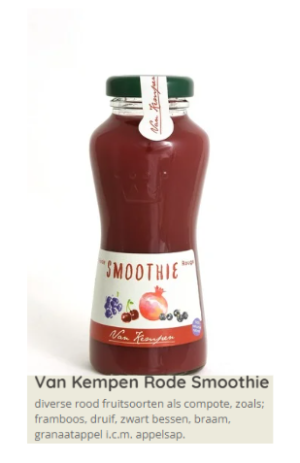 Smoothie Rood 15x20cl.