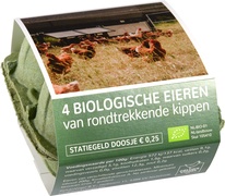 Eieren 4 st M/L BIO 1x4 stuks