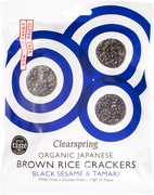 Rijstcrackers black sesame BIO 12x40 gr.