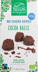 Truffels dark cocoa nibs BIO 6x100 gr.