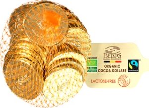 Chocolate coins-rice milk BIO 12x80 gr.