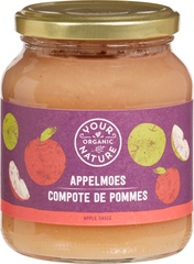Appelmoes met rietsuiker BIO 6x360 gr.