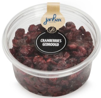 Gedroogde cranberries cup 12x200 gram