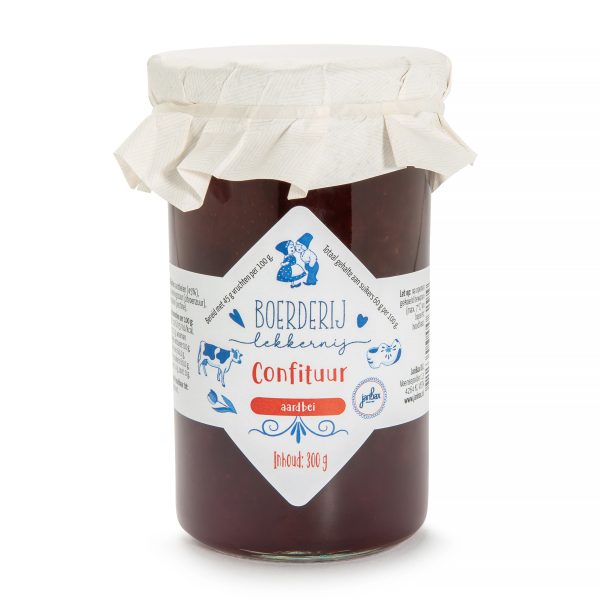 Boerderij aardbeienjam 300gram