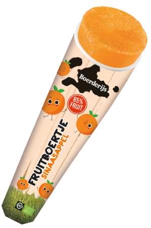 Bio Fruitboertje sinaasappel 24x70 ml.