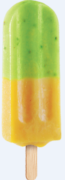 Fruitijsje Kiwi/Mango 20 x 120 ml.
