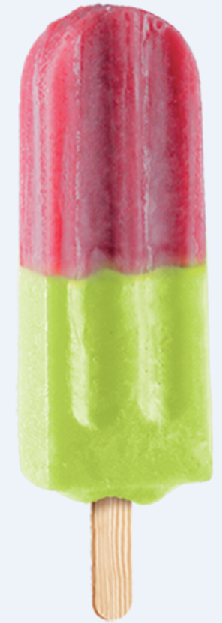 Fruitijsje Framboos/appel 20 x 120 ml.