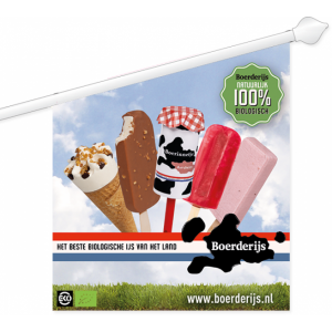 Boerderijs Vlag met houder