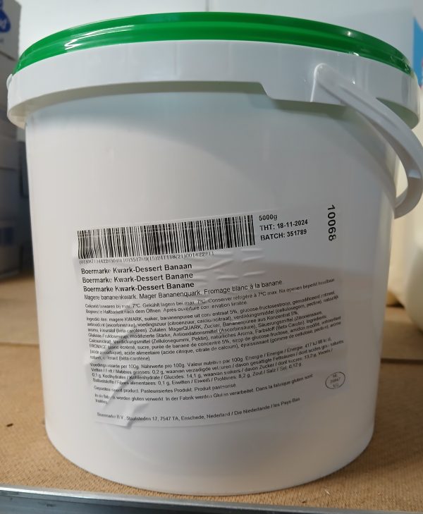 Zuivelhoeve Chapeau kwark banaan 5 ltr.