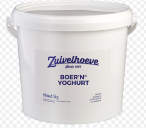 Zuivelhoeve volle yoghurt emmer 5 ltr.