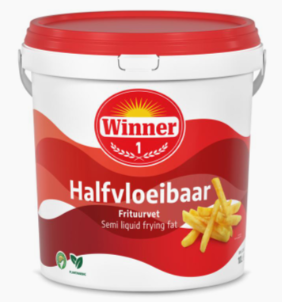 Winner half-vloeib. frituurvet emmer 10L