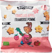 Maispuffs ster appel framboos BIO 8x20 g