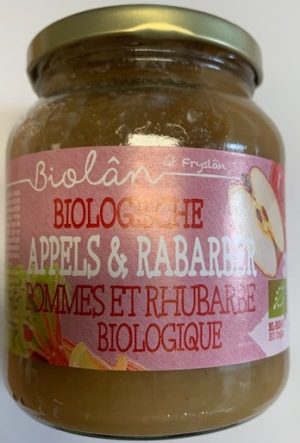 Biolân Appel-rabarberpuree 6x370 ml.