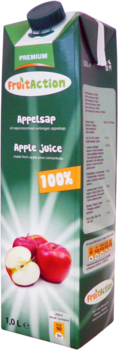 * Appelsap Fruit action 100% pak 6x1 ltr