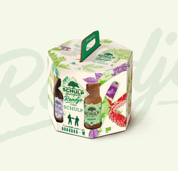 Schulp Rondje BIO neutraal 7x0,2ltr+glas