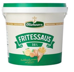 Oliehoorn Fritessaus 35% 10L.