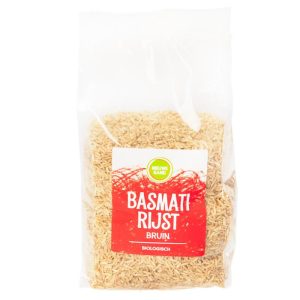 Basmatirijst bruin BIO 8x1 kg.