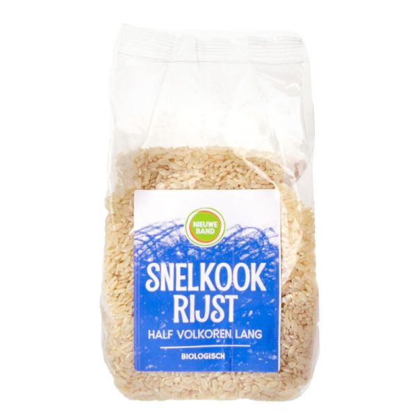 Snelkookrijst half volkoren BIO 8x500 gr