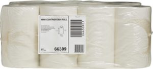 Neutral mini-roll wit  11x11 stuks