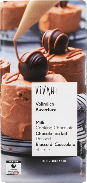 Kookchocolade melk BIO 12x150 gr.