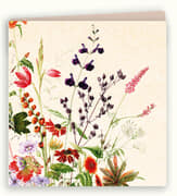 Kaart marianne bloemen  5x1 stuks