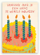 Kaart vandaag blaas je een wen 10x1 stu