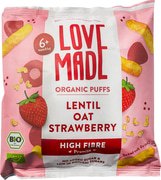 Puffs linzen haver aardbei BIO 8x20 gr.