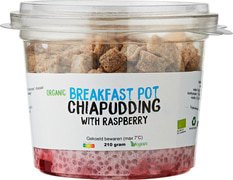 Chiapudding framboos BIO 1x210 gr.