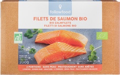 Zalmfilet zonder huid BIO 10x200 gr.