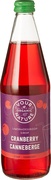 Limonadesiroop cranberry BIO 6x500 ml.