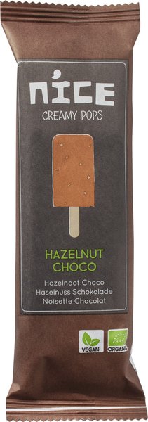 Veganijs choco hazelnoot BIO 24x70 ml.