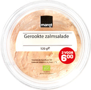 Salade gerookte zalm BIO 1x120 gr.