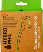 Floss sticks bamboe handvat 1x20 stuks