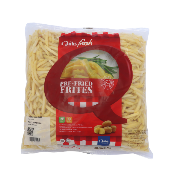 Verse Frites 8 mm. 2x5 kg.