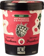 Sorbet framboos BIO 6x475 ml.