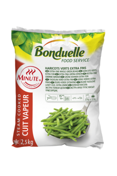 Haricots extra fines diepvries 4x2,5 kg.