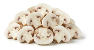 Champignons gesneden 4mm.  2,8kg.