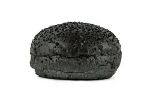 Black burgerbun DV  48x80gr.