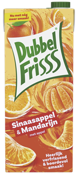 Dubbelfrisss Sinaasapp.mandarijn 8x1,5lt