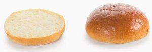 Soft bun-burgerbun 56x55gr. voorgesneden