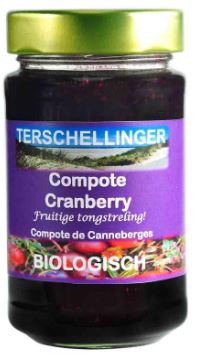 Cranberry compote BIO 6x250 gr.