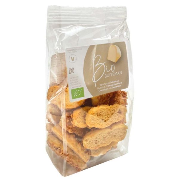 Biscuits met geitenkaas BIO 10x125 gr.