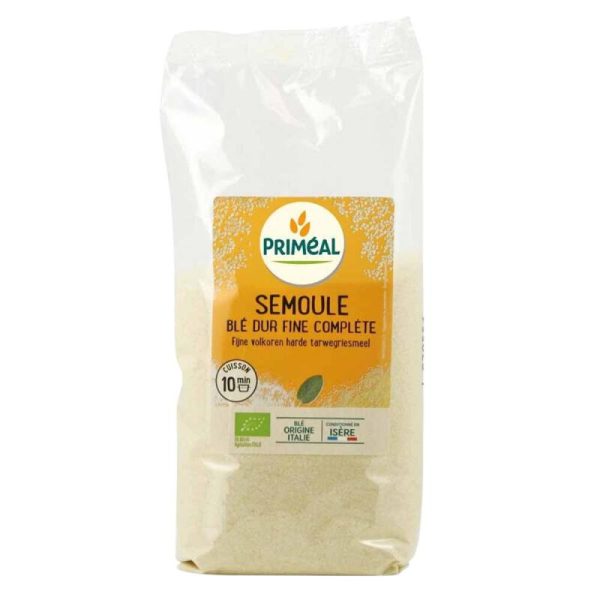 Tarwegriesmeel volkoren BIO 6x500gr