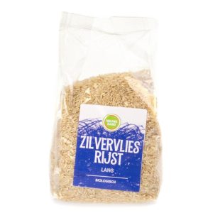 Zilvervliesrijst lang BIO 8x1kg